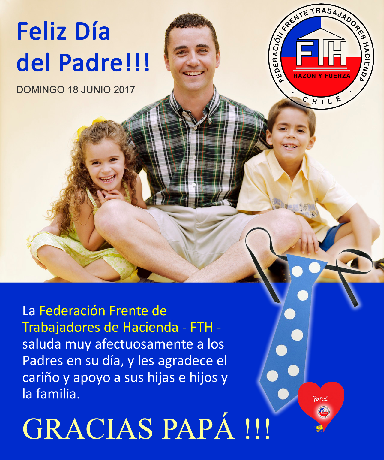 Un afectuoso saludo en el Día del Padre!