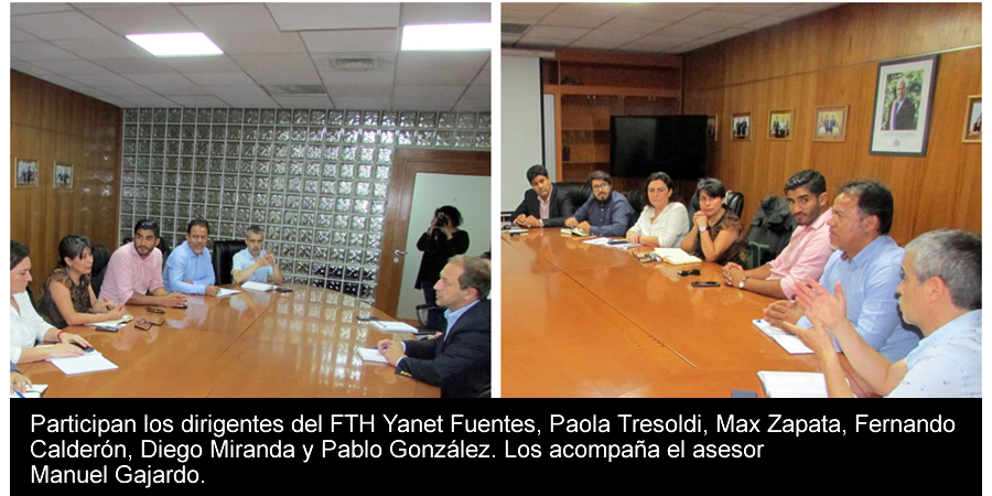 FTH se reúne con Director del SC por proyecto de ley sobre rebaja de dietas parlamentarias y que afectaría potencialmente el sistema de remuneraciones del Sector Público