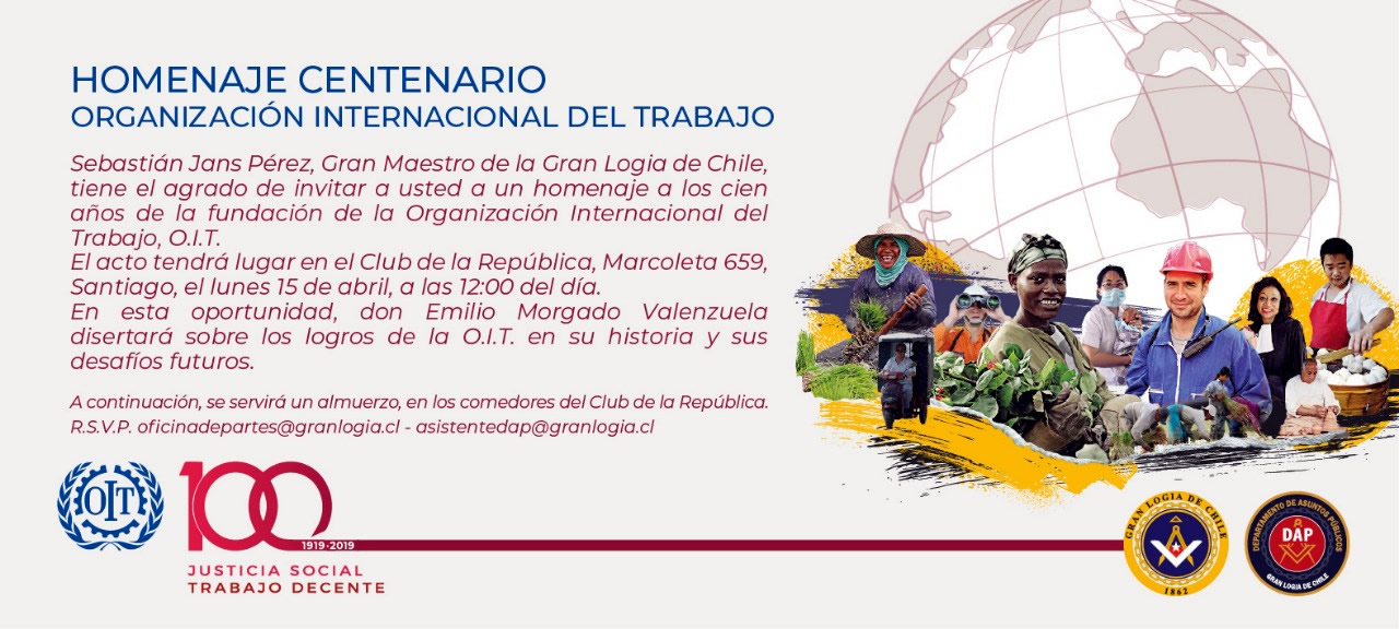 FTH presente en conmemoración de los 100 años de la Organización Internacional del Trabajo OIT 