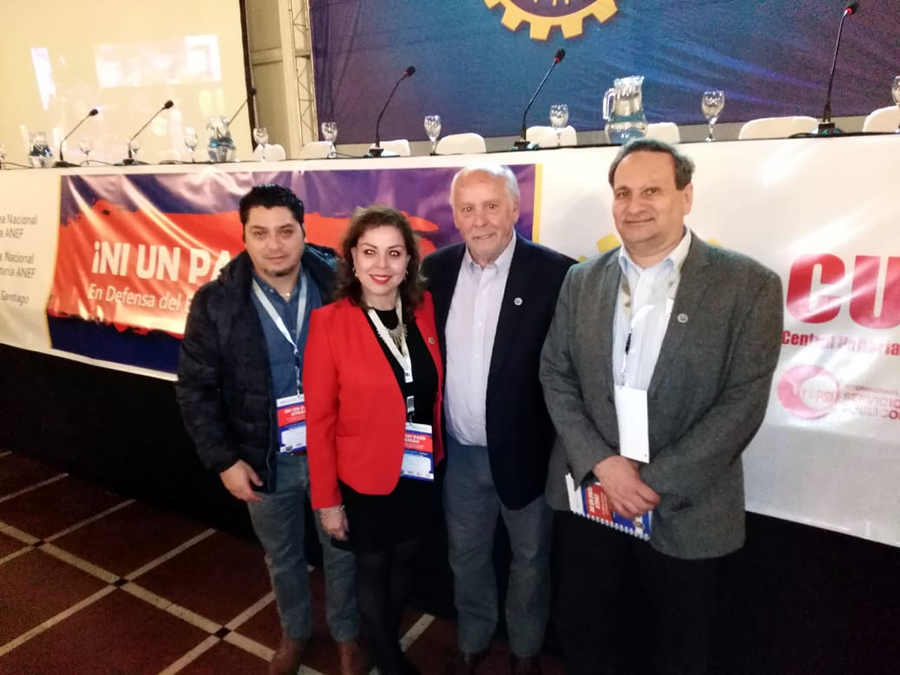 Dirigentes del FTH participan en Asamblea Nacional Ordinaria y Extraordinaria ANEF